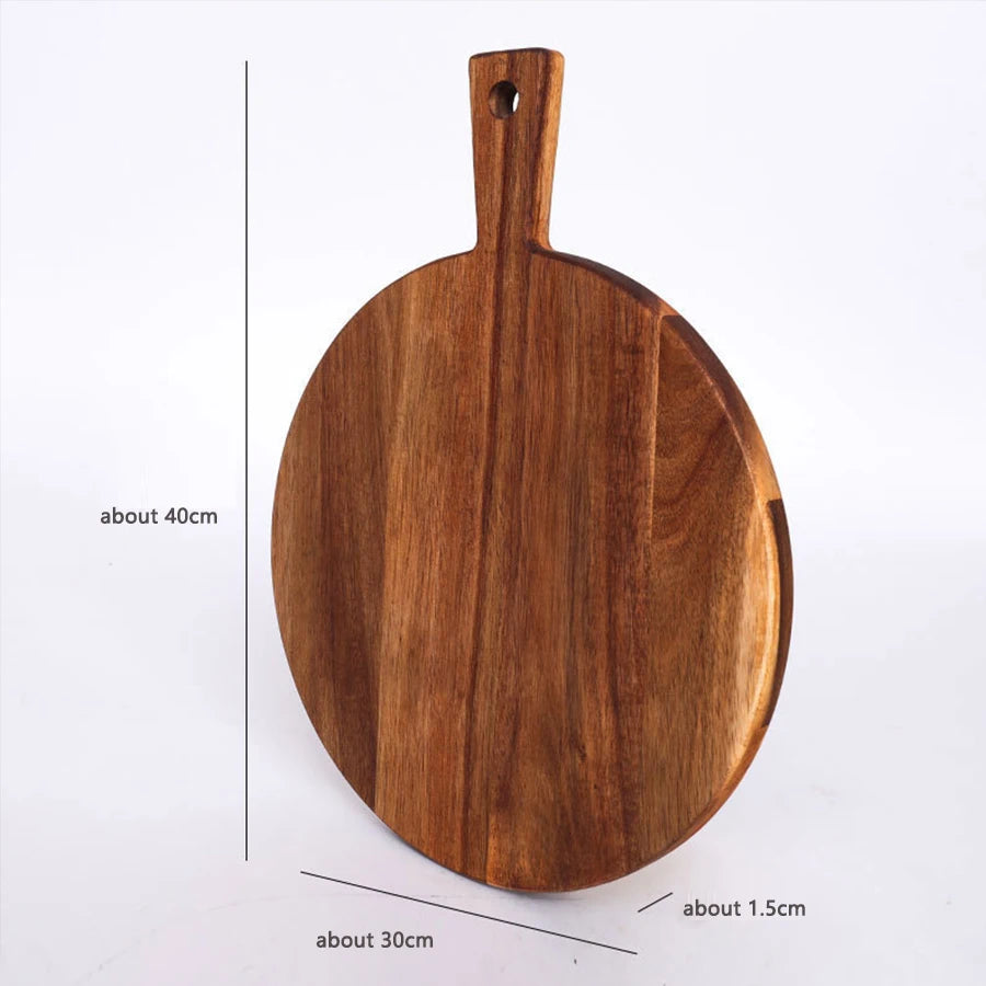 Cutting Boards Wooden Board Wood Charcuterie Chopping Board Pizza Board Large Camping Accessories Utensils