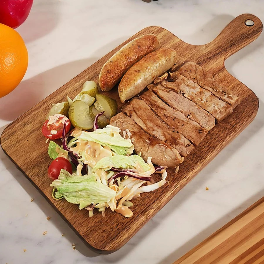 Cutting Boards Wooden Board Wood Charcuterie Chopping Board Pizza Board Large Camping Accessories Utensils